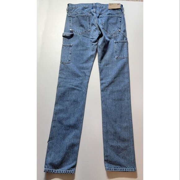 Helmut Lang Carpenter Jeans Knee Patches, Blue, Men's Size 30 - Picture 2 of 5